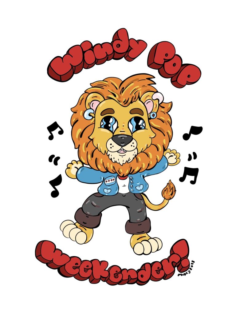 Windy Pop Weekender Logo by Mikey Anderson