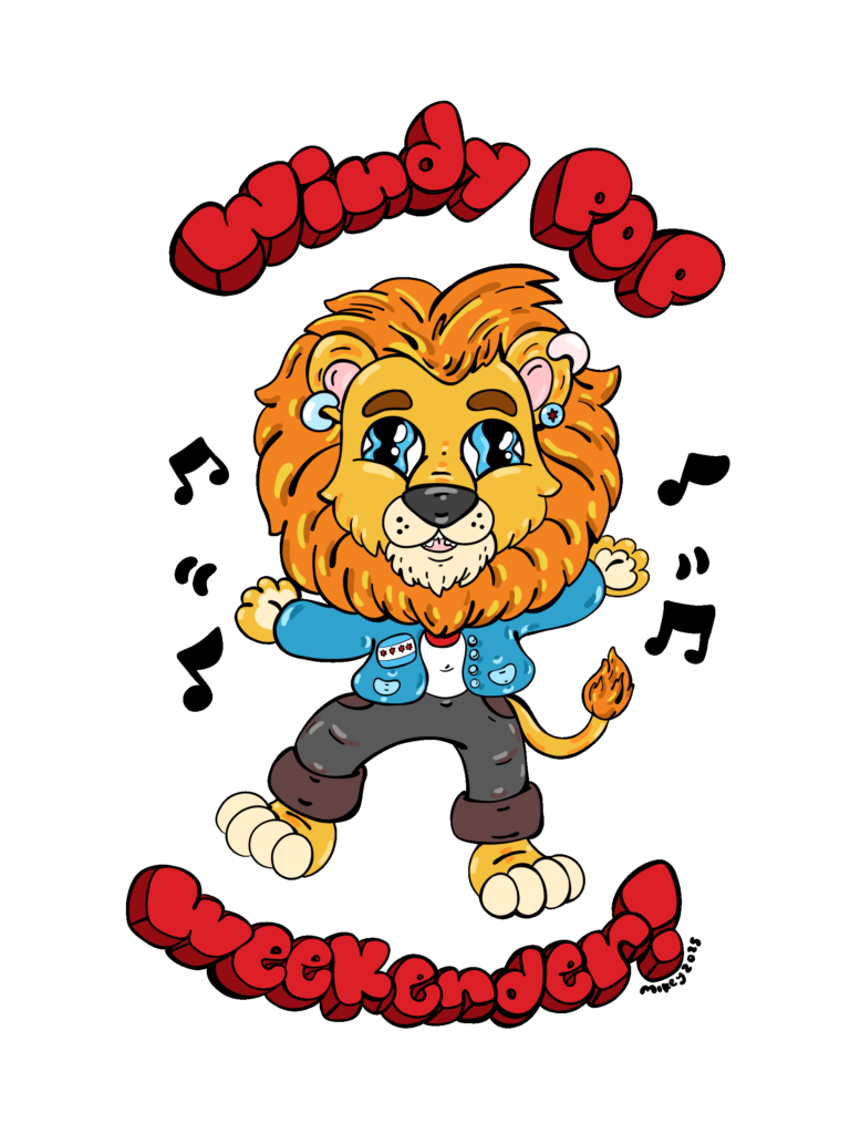 Windy Pop Weekender Logo by Mikey Anderson